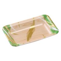 エフピコ 発泡トレー FLB-A12-30 風紋木目緑 4B830126 1袋(100個)（直送品）