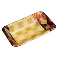 エフピコ 発泡トレー FLB-A11-30 扇市松金 4B560116 1袋(100個)（直送品）