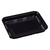 エフピコ 寿司容器 MSD-IC-530 本体 黒 7E151530 1袋(50個)（直送品）