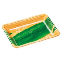 エフピコ 発泡トレー FLB-A15-25 エコ木目葉らん 3B210154 1袋(100個)（直送品）