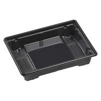 エフピコ 弁当容器 MSDこはく重18-13 本体 黒 7E341813 1袋(50個)（直送品）