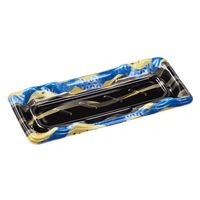 エフピコ 寿司容器 大波皿1-5(V1) 本体 山瀬青 4C400105 1ケース(1000個(50個×20)（直送品）