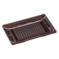 エフピコ 軽食容器 MSDプレイン20-13AG 本体 ボストン茶 7E272013 1ケース(900個(50個×18)（直送品）