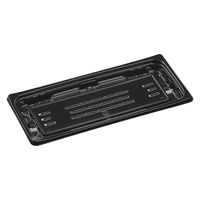 エフピコ 軽食容器 FTプレイン24-11(20) 黒 79060061 1袋(50個)（直送品）