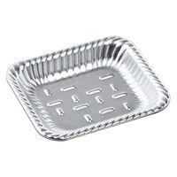 エフピコ オードブル容器 ティアラ角皿A17-30 本体 銀 41481730 1ケース(1200個(50個×24)（直送品）