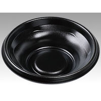 エフピコ どんぶり容器 MFP-丸丼16 本体 黒BK 4M60016A 1袋(50個)（直送品）