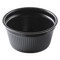 エフピコ どんぶり容器 MFPドリスカップ129-540 本体 黒W 4M29540A 1袋(30個)（直送品）