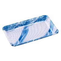 エフピコ 発泡トレー FLB-Y15-25 海氷青 4B102154 1袋(100個)（直送品）