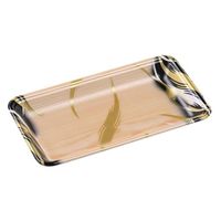 エフピコ 発泡トレー FLB-Y14-25 風紋木目黒 4B862144 1ケース(1200個(100個×12)（直送品）