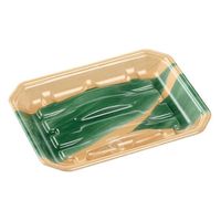 エフピコ 発泡トレー 豊漁25-19(27)A エコ木目葉らん 3A412259 1袋(100個)（直送品）