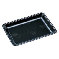 エフピコ 発泡トレー FLB-Y18-25 W エコ黒 4B142184 1袋(100個)（直送品）