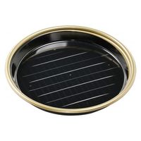 エフピコ 寿司桶 新5人桶P(V)本体エコ金フチ黒 4A967051 1袋(10個)（直送品）