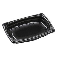 エフピコ 軽食容器 MFP角デリ20-13(37) 本体 黒W 4M020332 1ケース(750個(25個×30)（直送品）