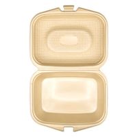 エフピコ 弁当容器 DLVランチ21-17ベージュ 40020732 1袋(30個)（直送品）