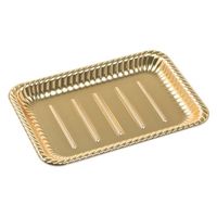 エフピコ オードブル容器 ティアラ角皿30-21(V1) 本体 金 4C133021 1袋(50個)（直送品）