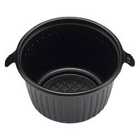 エフピコチューパ どんぶり容器 RK-140 黒 本体 CP800536 1ケース(600個(50個×12)（直送品）