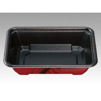 エフピコチューパ どんぶり容器 MFP極み重-74 会津赤 本体 CP630258 1袋(50個)（直送品）