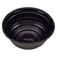 エフピコチューパ どんぶり容器 AP-360 黒 本体 CP630066 1袋(50個)（直送品）