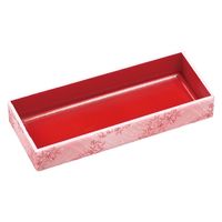 エフピコ 寿司容器 WHS-440-33(V) 本体 小春ピンク朱 82654407 1袋(40個)（直送品）