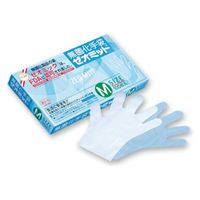 エフピコチューパ ポリ手袋 無菌化ポリ手袋 ニューゼオミット M 箱入 CP551082 1ケース(3000個(100個×30)（直送品）