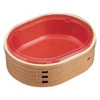 エフピコ 弁当容器 WU-405 透明蓋付 わっぱ 8E344053 1袋(15個)（直送品）