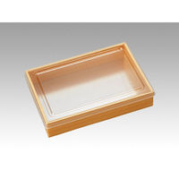 エフピコ 寿司容器 WK-410 W杉 1合 透明蓋付 83941030 1袋(20個)（直送品）