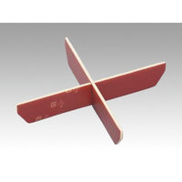 エフピコ WPS-角180-180 4ツ仕切り 赤 93095450 1袋(15個)（直送品）