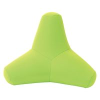 MOGU 頭と上半身を支えるクッション カバー付 緑 1個 - アスクル