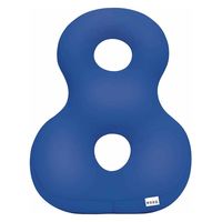 MOGU 背すじをのばす8の字クッション 青 1個