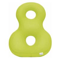 MOGU 背すじをのばす8の字クッション 緑 1個