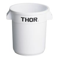 Trust ラウンドコンテナ 23L ホワイト KTL3833 1個 63-5704-54（直送品）