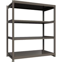 ICHIMAI 重量ボルトレスラック 段荷重1000Kg H2100×W1800×D900 天地4段 単体グレー TH1000-769T4（直送品）
