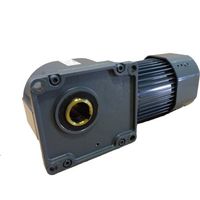 シグマー 高効率IE3、直行中空軸三相750Wフランジ取付形ブレーキ付きギアモーター 減速比1/40 TMHFB-08E-40 1台（直送品）