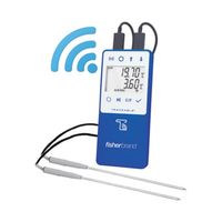 Fisherbrand(TM) TraceableLIVE(TM) WiFiデータログ温度計 2ステンレス製プローブ 15-079-618（直送品）