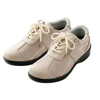 グリム 腰らくスニーカー ベージュ Sサイズ 67-5216-33 1足（直送品）