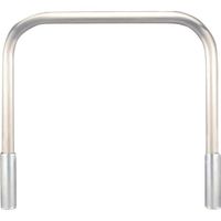 カネソウ 車止め アーチ型 ステンレス製 脱着式 蓋なし Yシリーズ YA6L7-DO 1本 258-3988（直送品）