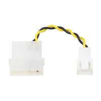 アイネックス ファン用電源変換ケーブル 5cm CA-09B 1個 67-9218-36（直送品）