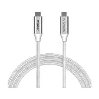 USB TypeーC to C ケーブル(4K・100W出力/10Gbps/2.0m)ホワイト APC-V2010CC-4KU3G2-W（直送品）