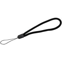 Trimate シンプル丸紐ストラップ ブラック TR-STP004-BK 1個 67-4920-81（直送品）