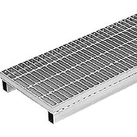 カネソウ スチール製グレーチング 滑り止め模様付 かさあげ型 国土交通省型側溝用 HXY-K-6332A 1枚 343-2163（直送品）