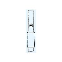 日本理化学器械 ジョイント・オス型 舌付 摺部15/25 管外径12mm 002-1525 1個 65-8664-69（直送品）