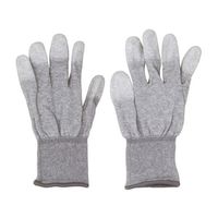 アイネックス 静電気防止手袋 精密作業用 M/Lサイズ SB-06ML 1双 68-0583-86（直送品）