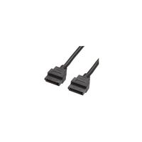 ainex シリアルATAラウンドケーブル 50cm SATR-3005BK 1個 68-0583-74（直送品）