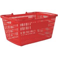 大和産業 買い物かご SLー20 レッド SL-20-RE 1個 538-1864（直送品）