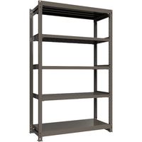 ICHIMAI 重量ボルトレスラック 段荷重1000Kg H2400×W1500×D600 天地5段 単体グレー TH1000-856T5（直送品）