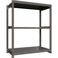 ICHIMAI 重量ボルトレスラック 段荷重1000Kg H1800×W1500×D750 天地3段 単体グレー TH1000-657T3（直送品）