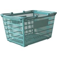 大和産業 買い物かご SLー8 ブルーグリーン SL-8-BLGR 1個 538-0378（直送品）