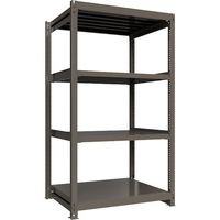 ICHIMAI 重量ボルトレスラック 段荷重1000Kg H2100×W1200×D900 天地4段 単体グレー TH1000-749T4（直送品）