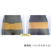 アシスト 丸型骨盤バンド スレンダー ブラウン LL 15250 1本 68-4061-08（直送品）