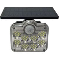 Trimate ソーラーセンサーライト 壁面・ガーデン設置兼用モデル 人感センサー搭載 TR-SWL002 1個 67-4921-36（直送品）